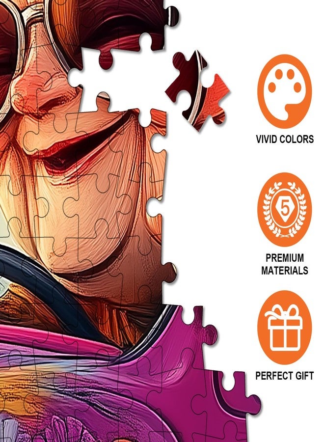 Lirches 1000pcs Happy Grandma Paper Puzzle - Large Puzzle Toy Adult Game Gift - Family Interactive Game Puzzle DIY Home Decoration Brain Challenge Gift - Image 3